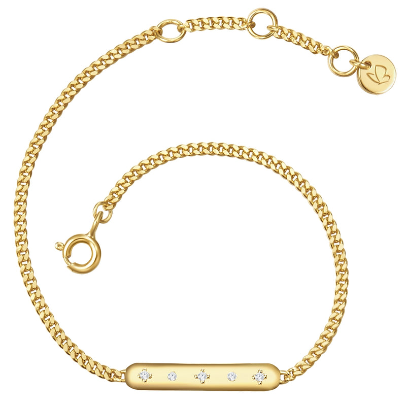 Armband Sterling Silber gelbgold