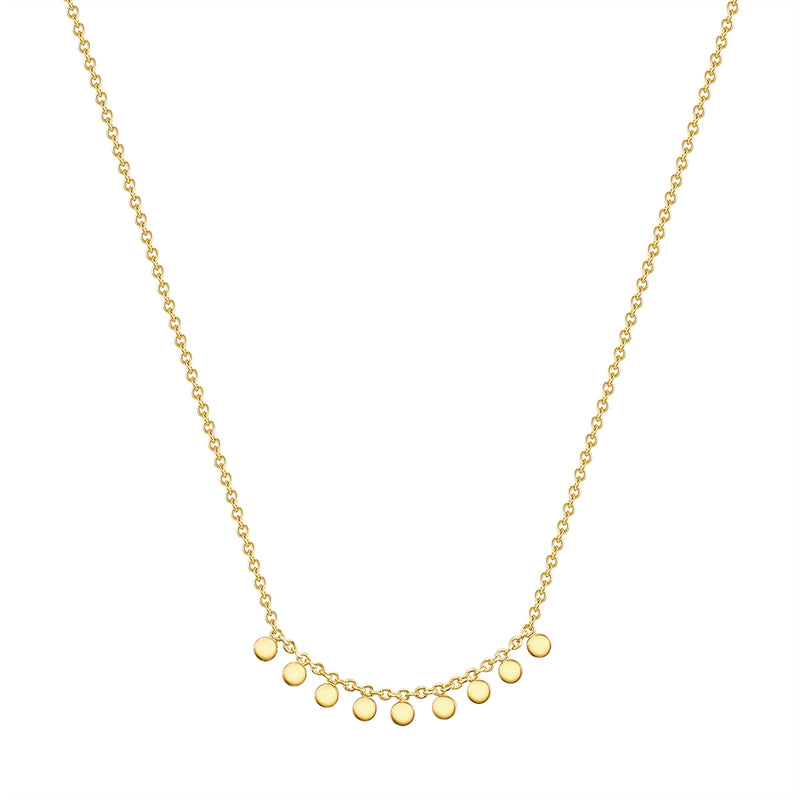 Kette mit Anhänger Sterling Silber gelbgold