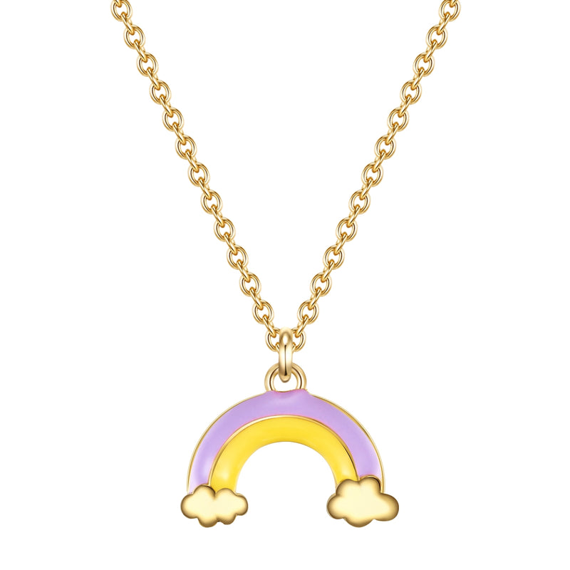 Kette mit Anhänger Sterling Silber gelbgold