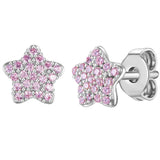 Ohrstecker Sterling Silber Zirkonia rosa