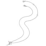 Kette mit Anhänger Sterling Silber Zirkonia rosa