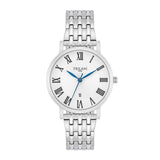 Damen Quarzuhr silber Edelstahl silber