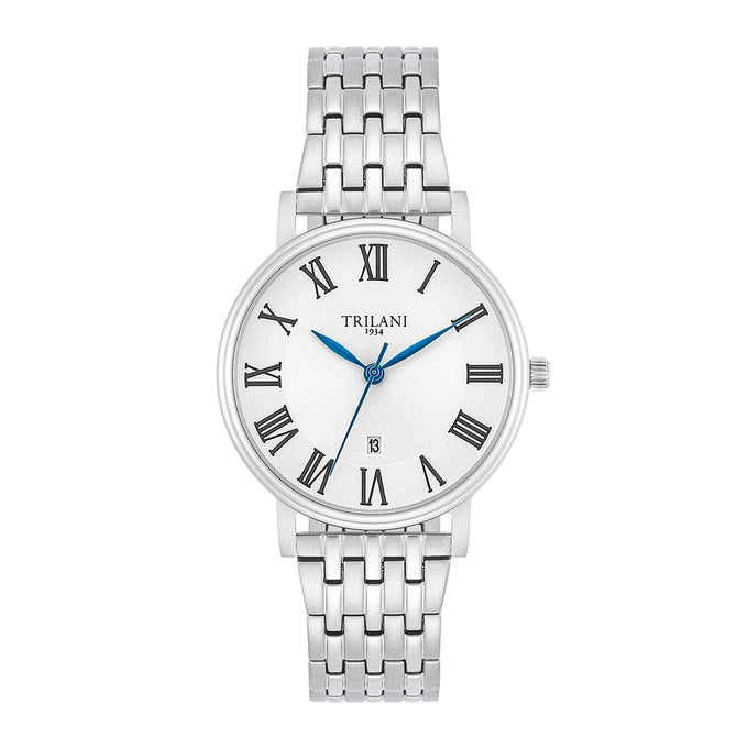 Damen Quarzuhr silber Edelstahl silber