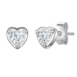 Ohrstecker Sterling Silber Topas weiß