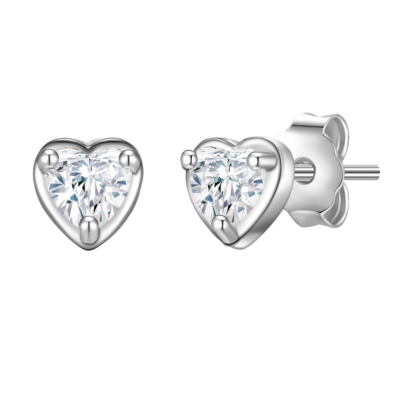 Ohrstecker Sterling Silber Topas weiß