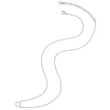 Kette mit Anhänger Sterling Silber Zirkonia weiß