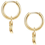 Creolen Sterling Silber gelbgold