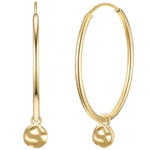 Creolen Sterling Silber gelbgold