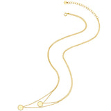 Kette mit Anhänger Sterling Silber gelbgold