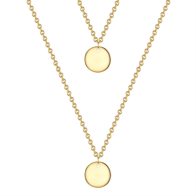 Kette mit Anhänger Sterling Silber gelbgold
