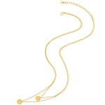 Kette mit Anhänger Sterling Silber gelbgold