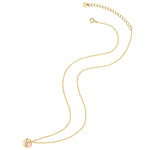 Kette mit Anhänger Sterling Silber gelbgold Rosenquarz