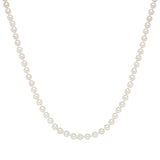 Kette Sterling Silber Muschelkernperle weiß
