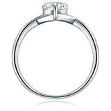 Ring Sterling Silber Zirkonia weiß