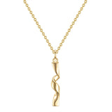 Kette mit Anhänger Sterling Silber gelbgold