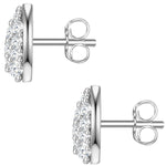 Ohrstecker Sterling Silber Zirkonia weiß