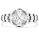 Damen Quarzuhr silber Edelstahl silber