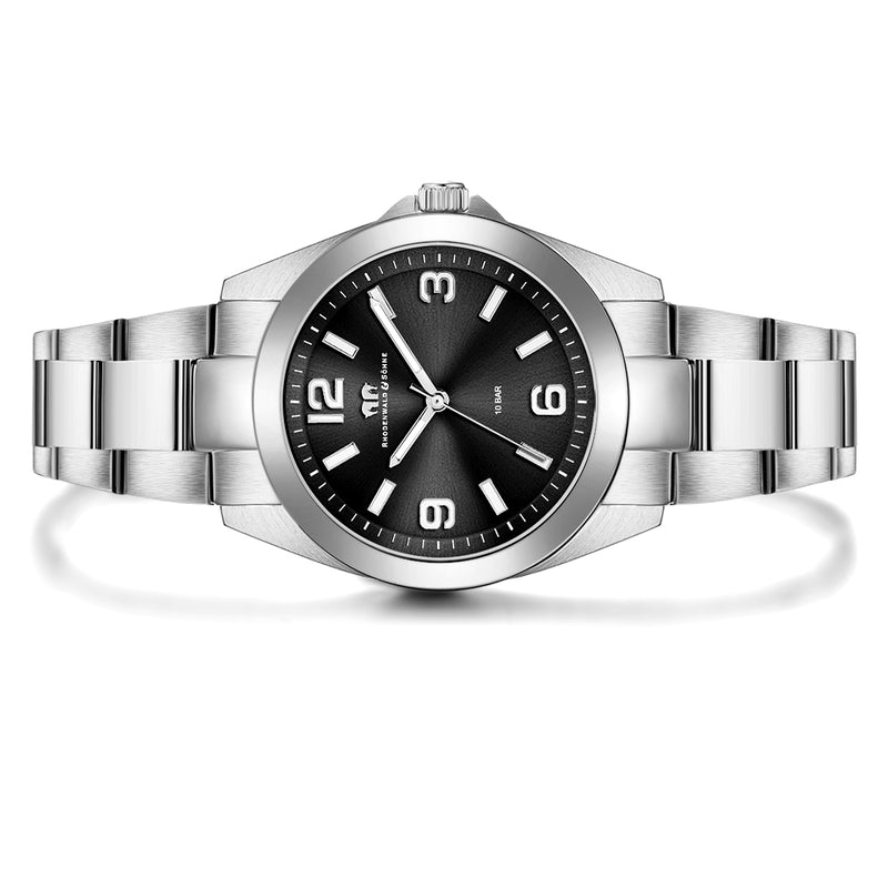 Damen Quarzuhr silber Edelstahl silber