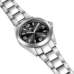 Damen Quarzuhr silber Edelstahl silber