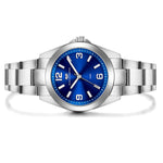 Damen Quarzuhr silber Edelstahl silber