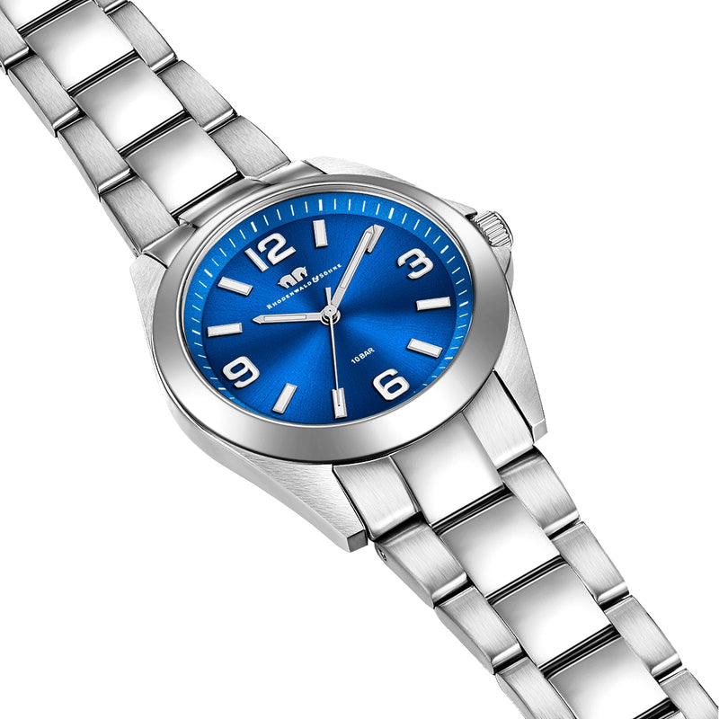 Damen Quarzuhr silber Edelstahl silber
