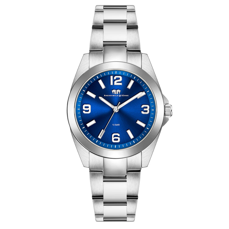 Damen Quarzuhr silber Edelstahl silber