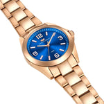 Damen Quarzuhr roségold Edelstahl roségold