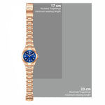 Damen Quarzuhr roségold Edelstahl roségold