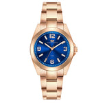 Damen Quarzuhr roségold Edelstahl roségold