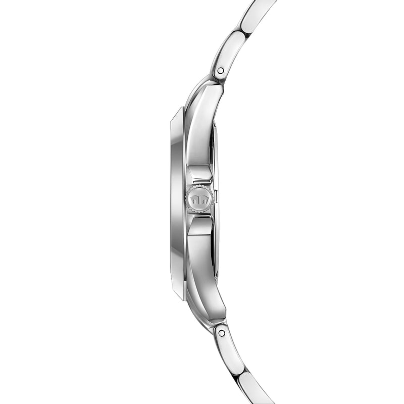 Damen Quarzuhr silber Edelstahl silber