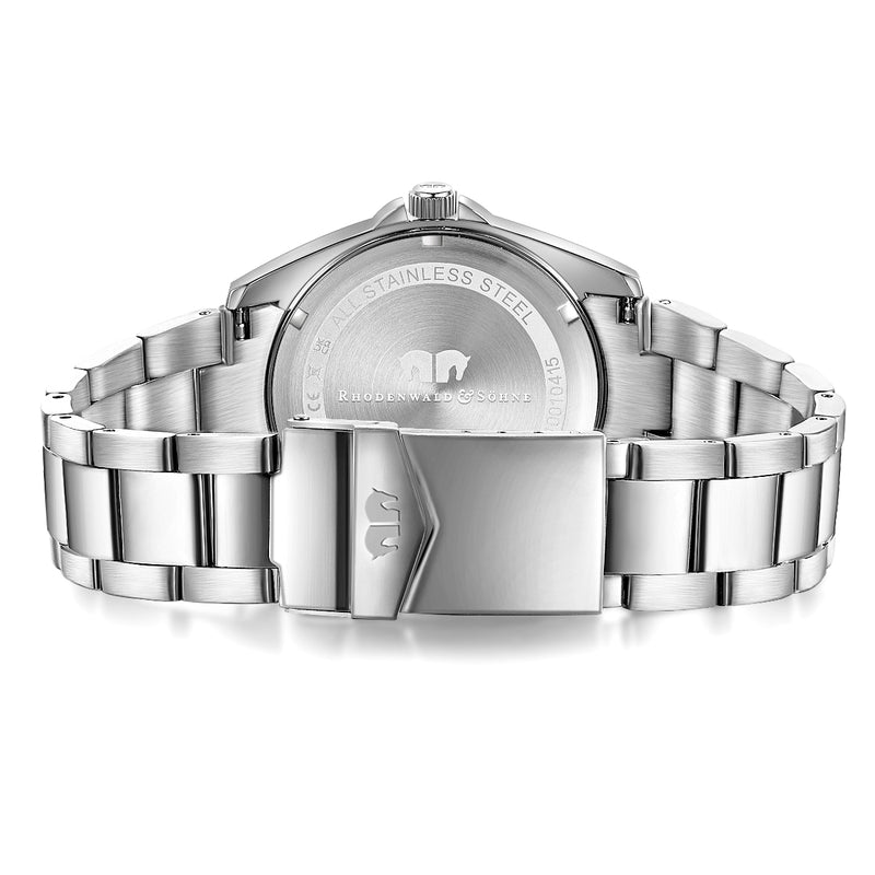 Damen Quarzuhr silber Edelstahl silber