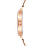 Damen Quarzuhr roségold Edelstahl roségold