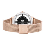 Damen Quarzuhr roségold Edelstahl roségold