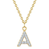 Kette mit Anhänger Sterling Silber gelbgold Zirkonia weiß