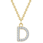 Kette mit Anhänger Sterling Silber gelbgold Zirkonia weiß