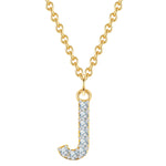 Kette mit Anhänger Sterling Silber gelbgold Zirkonia weiß