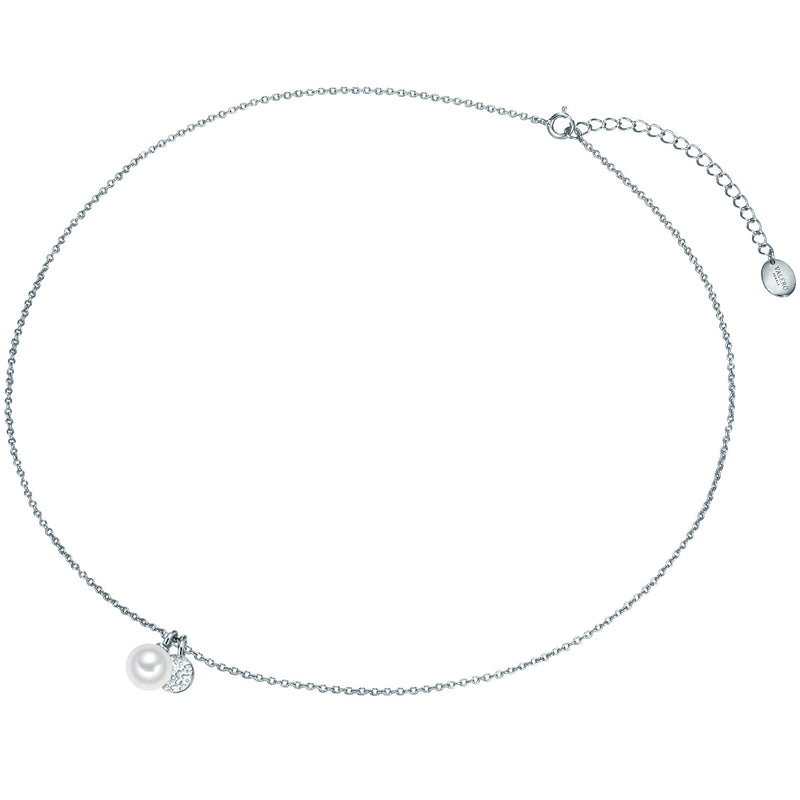 Kette mit Anhänger Sterling Silber Süßwasser Zuchtperle weiß