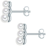 Ohrstecker Sterling Silber Süßwasser Zuchtperle weiß