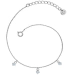 Armband Sterling Silber Topas weiß