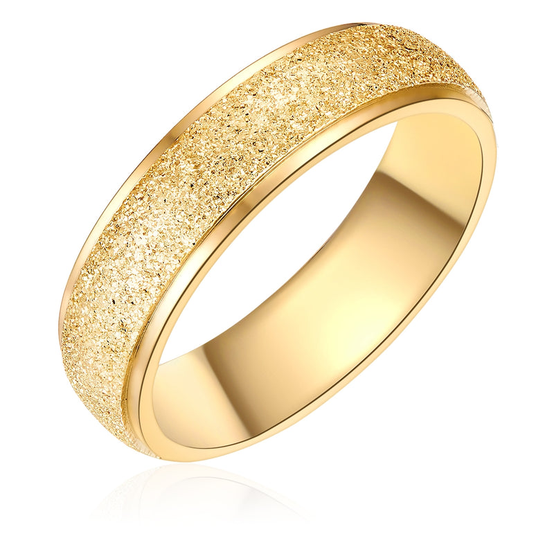 Ring Edelstahl gelbgold