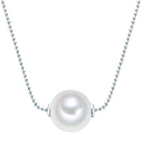 Kette Muschelkernperle weiß