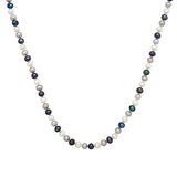 Kette Süßwasser-Zuchtperle multicolor