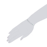 Armband Muschelkernperle weiß Glaskristall weiß