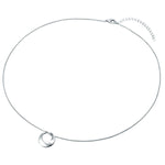Kette mit Anhänger Sterling Silber Diamant weiß