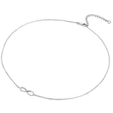 Kette mit Anhänger Sterling Silber Diamant weiß