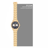 Damen Multifunktionsuhr gelbgold Edelstahl gelbgold