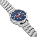Herren Multifunktionsuhr silber Edelstahl silber