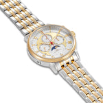 Herren Multifunktionsuhr gelbgold Edelstahl silber/gelbgold