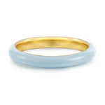 Ring Sterling Silber gelbgold Emaille blau