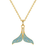 Kette mit Anhänger Sterling Silber gelbgold Zirkonia weiß